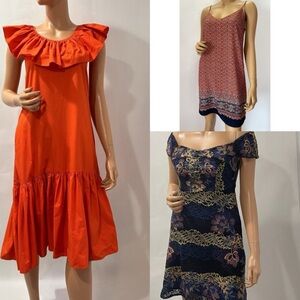 3 Dresses with beautiful Detail